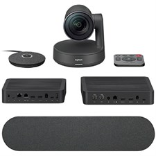 Logitech RALLY PLUS - UHD 4K Conference Camera System with Speaker and Mic Pod Set