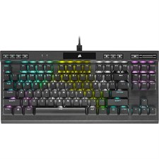 Corsair K70 RGB TKL CHAMPION SERIES Mechanical Gaming Keyboard | CHERRY MX SPEED Silver | CH-9119014-NA