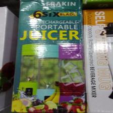 6 Blades Portable Juicer Multi-function Blender Updated Version Rechargeable Juice Blender Electric Fruit Mixer
