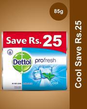 DETTOL SOAP Cool 85g  CP 2+1 Save Rs 25 Retail