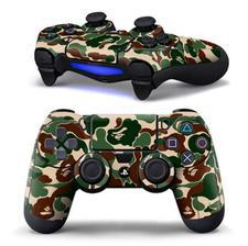 PS4 Controller Designer Skin for Sony PlayStation 4 DualShock Wireless Controller Sticker Camouflage green logo sticker stickers ps4