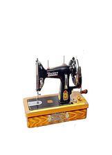 R L M04 - Link Motion Model Double Stitch Lever Sewing Machine - Black (Brand Warranty)