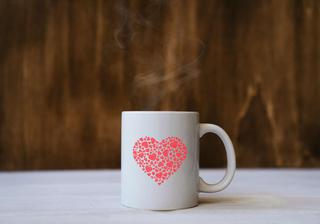 HEART WITH HEART SUBLIMATION MUG FOR VALENTINE DAY GIFT