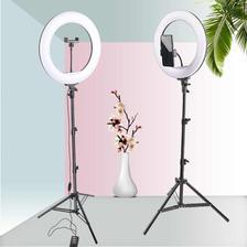 36cm Professional Studio Ring Light Lamp Fill With Mobile Holder and 7.5 ft Long Tripod Stand for youtube, Tiktok , and Streaming, Photography