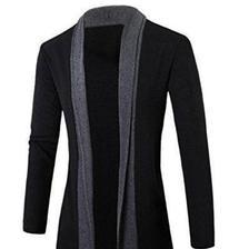 Oxygen Clothing Cardigan Black Charcoal Patch