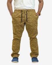 IGNITE  Camel Cotton Trousers for Men