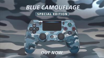 PS4 - Dual Shock 4 Wireless Controller for PlayStation 4 - Blue Camouflage