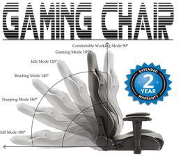 GAMING CHAIR - UP-GRADED MODEL - 2 YEARS WARRANTY