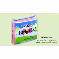 Pink Party Tissues - Pack of 400