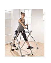 Air155 - Foldable Indoor Walking Glider Fitness Exercise Machine Workout Air Walker - Silver