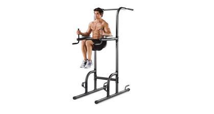 Chin Up Power Tower Rack Pull Up Stand Bar Leg Raise Home Gym Workout For Strengthening Training Workout
