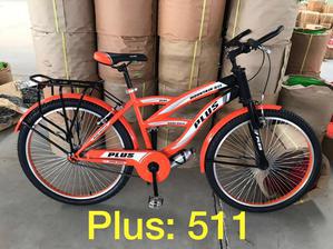 Bicycle Strong Frame Cycle Bike Mountain 26-Inch - Orange