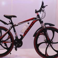 RAMBO X9 - Classic Sports Bicycle - Black and Red