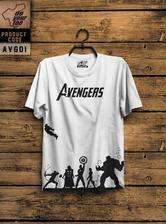 T-shirt White Avenger