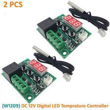 2pcs W1209 12V DC Digital Temperature Controller Board Micro Digital Thermostate