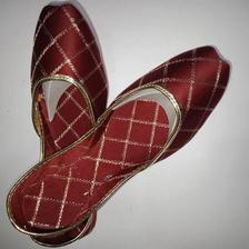 Maroon Khussa Shoes For Women