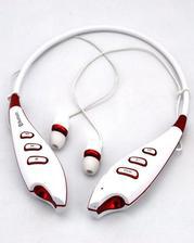 Bluetooth Stereo Handsfree With Memory Card slot - White