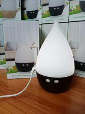 Aromatherapy Machine / Humidifier - Dark Wood Color ( with 7 Color Changing LED Lights )