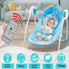 Baby Indoor Swing Infant Electric Intelligent Remote Control Swing Rocking Chair Cradle Newborn Chair Shaker