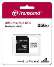 Transcend 256GB Micro SDXC/SDHC 300S Memory Card TS256GUSD300S