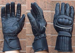 Genuine Leather Motorbike Gloves