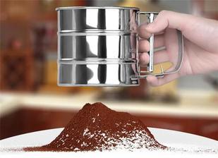 Stainless Steel Semiautomatic Flour/Baking Powder/Chocolate/Pulses Sifters Shaker Strainer/Mugs Design Sifter Shaker Baking Pastry Bake ware Strainer/Baking Tool