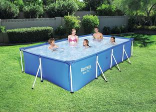 Swimming Pool - Best Way Family Splash Frm Pool 157"x83"x32" - 56405