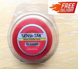 Sensi-Tak Wig Tape - Double Tape Roll (High Quality) Strong adhesive-12 Yard Roll
