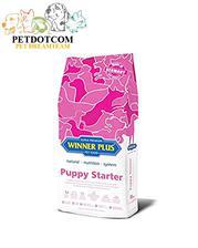 DOG FOOD - PUPPY STARTER - SUPER PREMIUM WINNER PLUS - NUTRITION & NATURAL FOOD