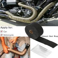 Motorbike Exhaust Heat Protection Roll Tape Wrap