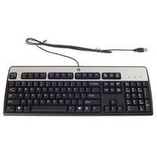 HP USB Keyboard Silver and Black FOR PC AND LAPTOPS