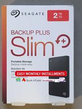 Seagate Hard drive Backup Plus Slim Portable 2TB Black - STDR2000100