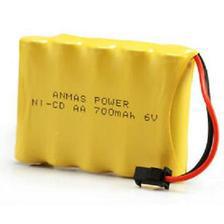 Rechargeable 6V 700mAh AA Ni-Cd Battery Packs SM Plug for Toys Cameras Game Players Power Bank