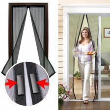 Magic Mesh Screen Door Net with Magnets Anti Insects Mosquito Flies Bugs Curtain