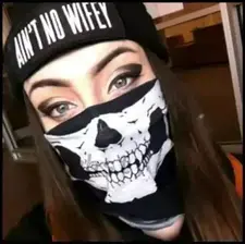 Skull Face Mask for Bikers - Dust Free
