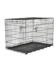 Folding Cage Extra Large - Black - Best for Puppy and Cats - With Extra Tray