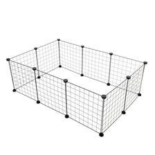 Dog Playpen Foldable Steel Crate Wire Metal Cage 6/10 Panels