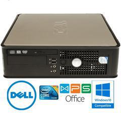DEL Optiplex 755 Cpu Desktop SSF 2gb Ram 160Gb HDD Combo DVD Win 10