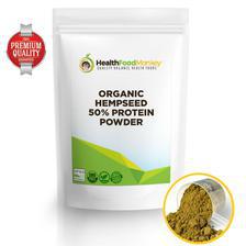 Organic Hemp Seed 50% Protein Powder (Certified Organic) Body Building Muscle 60 gm