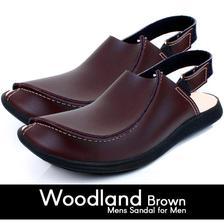 Brown Leather Sandal for Men