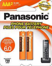 Pack of 2 Panasonic Battery Cells AAA Rechargeable Batteries Ni-MH 850mah