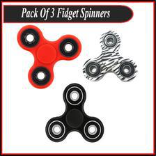 Pack Of 3 Fidget Spinner Toy For Kids