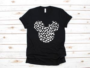Leopard Minnie Shirt - Leopard Mickey Shirt