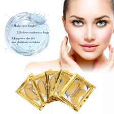 Collagen Gold Crystal Eye Mask Remove Dark Circles,Puffiness,Anti Aging,Eyes Ageless,Wrinkle Skin Care,Eliminate Eye Bag Removal,Eye Patches 1PAIR(2PCS)