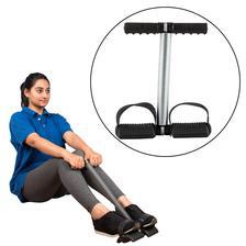 Elastic Sit Up Pull Rope Spring Tension Foot Pedal Abdomen Leg Exerciser Tummy Trimmer