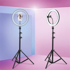 16CM Selfie Ring Light With Tripod Stand - LED Ring Light - Dimmable Makeup