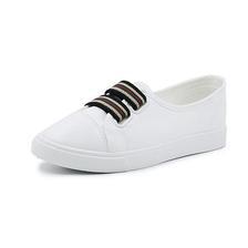 SNEAKER CANVAS FLAT WHITE SHOES