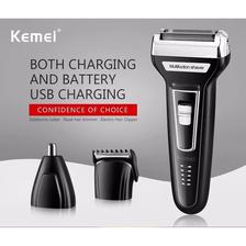 Kemei 3 In 1 Rechargeable Hair Clipper Km-6558 Shaver beard Styling Hair Removal machine km 6558