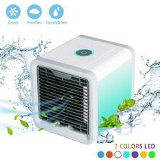 Mini Air Cooler Mobile Air Conditioner Arctic Air Air Conditioner Evaporative Cooler Portable Air Conditioner with Water Cooling Humidifier and Air Purifier Portable table