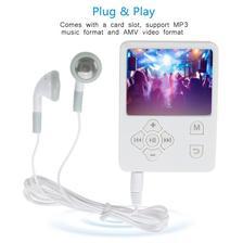 Thin Lightweight Portable Color Screen HiFi Player MP3 MP4 Music Player USB2.0 Cross Button